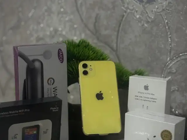 Apple iPhone 11, 64 gb, Yellow, Душанбе