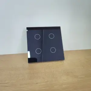 Умный 4 клавишный сенсорный выключатель Zigbee, Душанбе