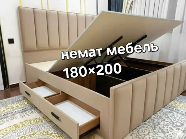Двухспальная кровать с медицинский матрас, Душанбе