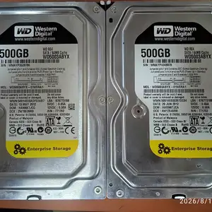 Жёсткий диск 500gb. Две шт., Душанбе