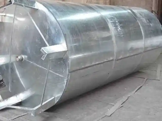 Оцинкованная бочка 5000л, Вертикальная, Душанбе