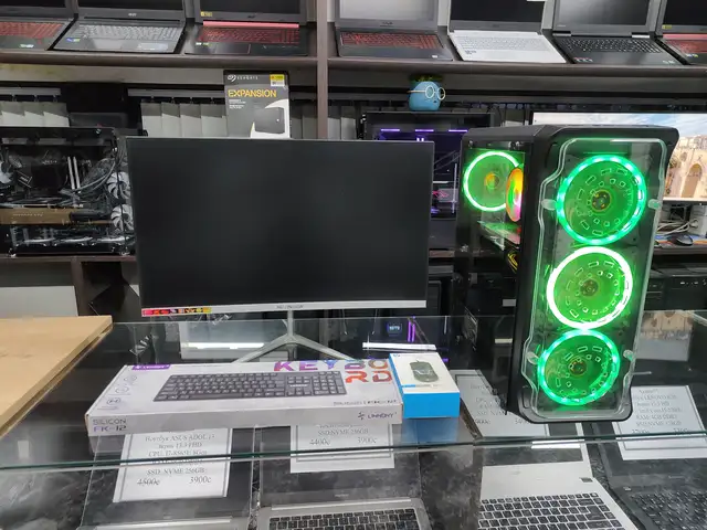 Игровой персональный компьютер Segotep Green Ryzen 5 RX 580 8GB, Душанбе