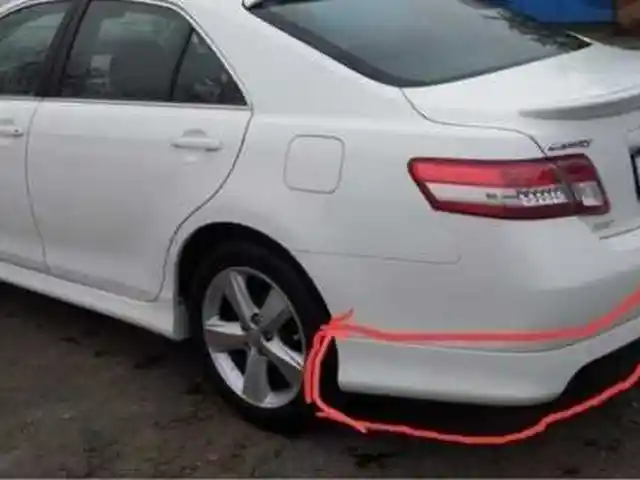 Накладка на задний бампер от Toyota Camry 2, Душанбе