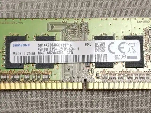 Оперативная память DDR4 4Gb Samsung, Душанбе