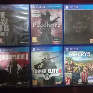 Комплект игр на PlayStation 4, Душанбе