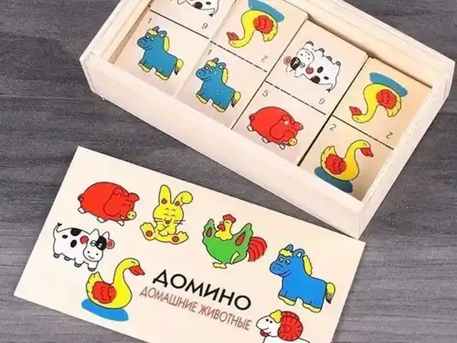 Домино-фрукты, животные, коммуникация, Душанбе
