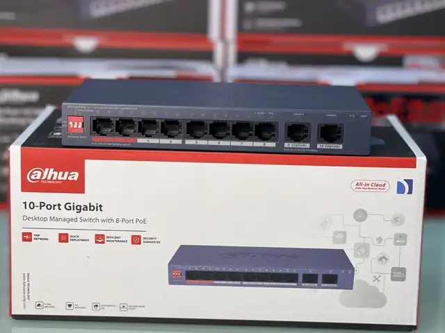 DH-CS4010-8GT-110 8-портовый управляемый PoE коммутатор, Худжанд