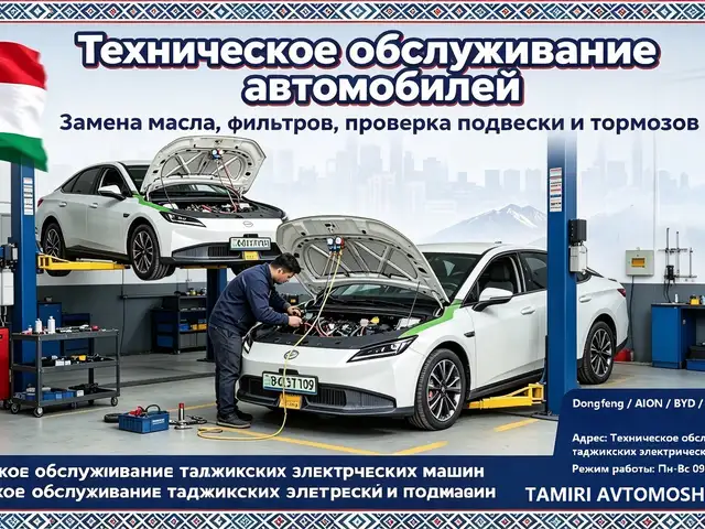 Официальная служба ремонта автомобилей Dongfeng New Energy Vehicle, Душанбе - 10