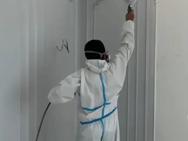 Безвоздушная покраска потолков, Хуҷанд
