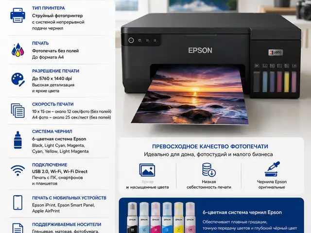 Принтер Epson l8050, Худжанд