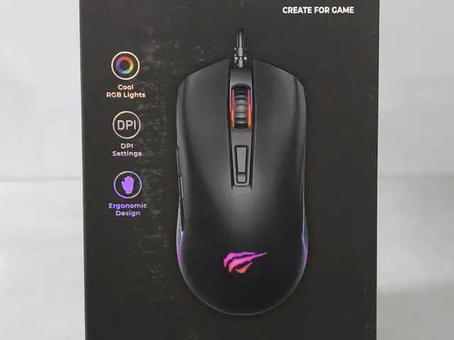 Игровая мышка с RGB подсветкой Havit Gamenote MS1010, Душанбе