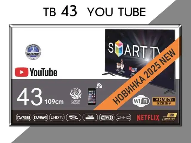 Телевизор Smart TV YOUTUBE, Душанбе