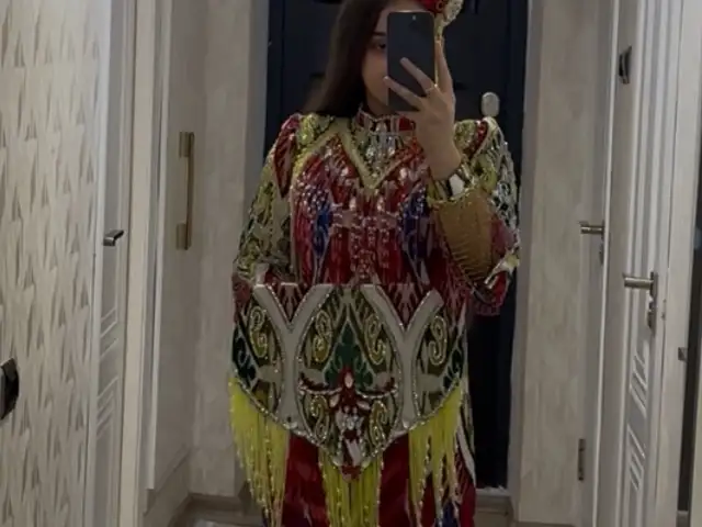 Свадебное национальное платье, Душанбе