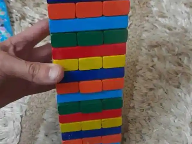 Настольная игра Дженга цветная, Душанбе