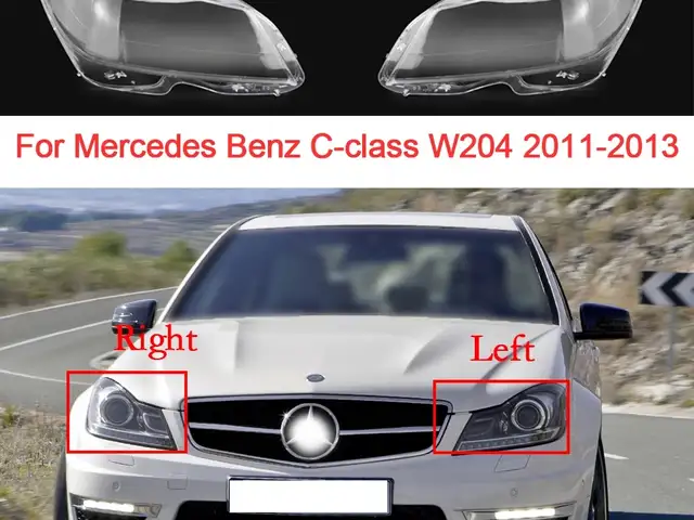 Стекло фары MERCEDES W204 рест, Худжанд