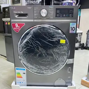 Стиральная машина 9 кг / Inverter / Black 2025, Худжанд