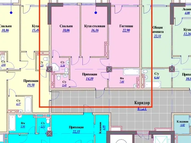 3-комн. квартира, 14 этаж, 91 м², Шохмансур, Душанбе - 4