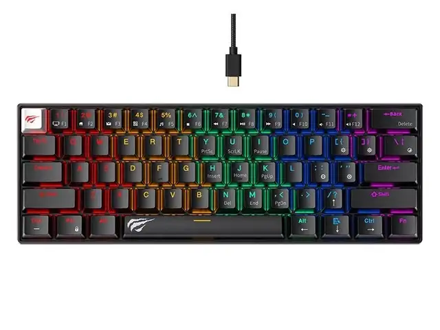 Проводная игровая клавиатура Havit KB903L черный, Душанбе