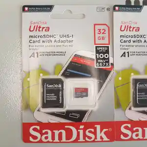 Флешка SanDisk Ultra A1 32Gb, Душанбе