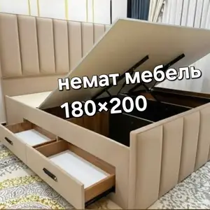 Двухспальная кровать с медицинский матрас, Душанбе