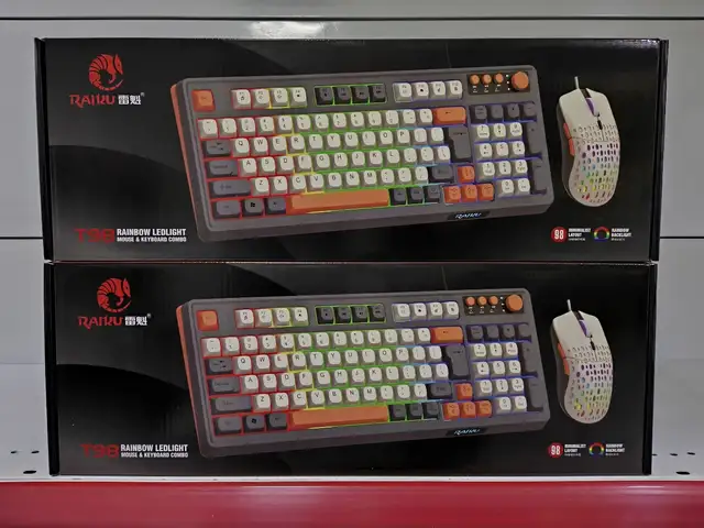 Проводная игровая клавиатура и мышка с RGB подсветкой Raiku T98, Душанбе