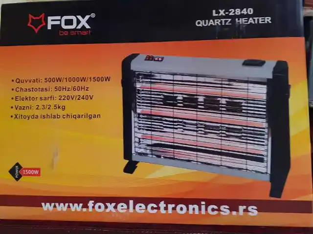 Обогреватель Fox LX 2840, Душанбе