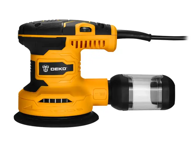 Шлифовальная машина ротационная 320W DEKO DKOS32G125 с регулировкой скорости, Душанбе