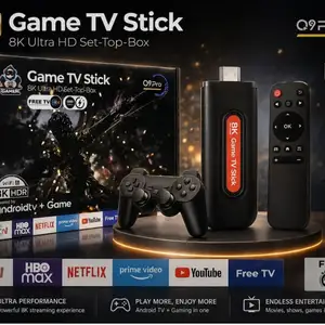 Игровая ТВ Приставка Q9 Pro 8K Android TV + Геймпад, Исфара