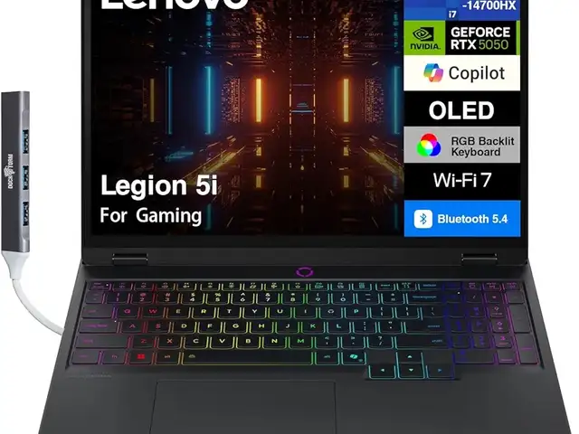 Ноутбук Lenovo Legion 5i i7-14700HX 16GB 1TB RTX 5050 8GB 2.5K OLED 500NITS 165H, Худжанд