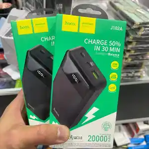 Портативный аккумулятор J102A Cool figure PD20W QC3.0 20000mAh, Душанбе