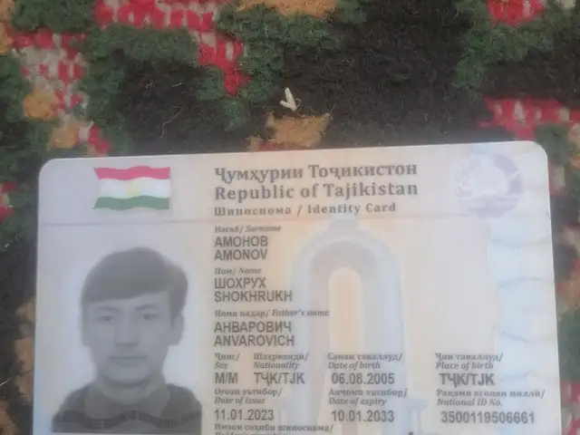 Шиноснома гум шудааст, Душанбе