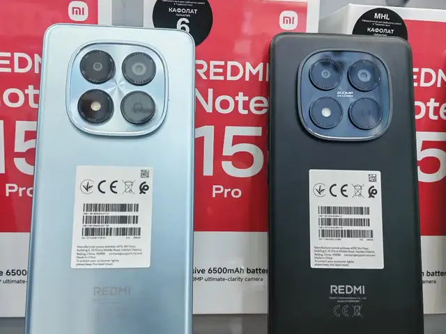 Xiaomi Redmi Note 15Pro 5G 8+4/512Gb 6500мач, Душанбе