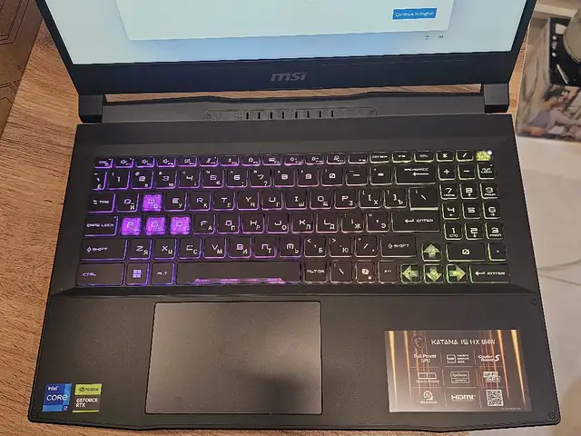 Ноутбук MSI Katana Gaming 16GB 1TB 5070 видекарта, Душанбе - 4
