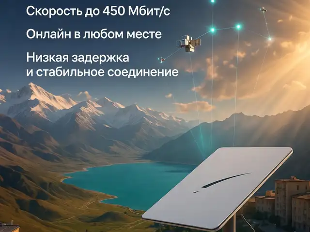 Портативный комплект спутникового интернета Starlink Standard V4, Душанбе