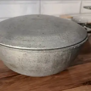 Казан литой алюминиевый с крышкой, Душанбе