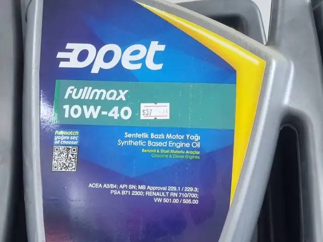 Масло Opet 10/40 5L, Душанбе