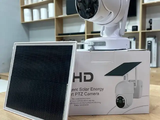Аккумуляторная уличная купольная поворотная WiFi IP камера, Душанбе