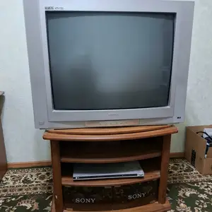 Телевизор в комплекте с тумбой, dvd, Худжанд
