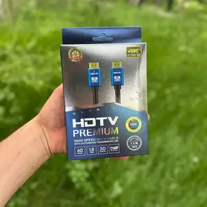 Hdmi кабель 1,5 м 2.0 4К , провод для телевизора ноутбука монитора пк HDTV, Душанбе
