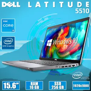 Ноутбук Dell Latitute 5510 core i5 10300U 8GB RAM 256GB SSD, Душанбе