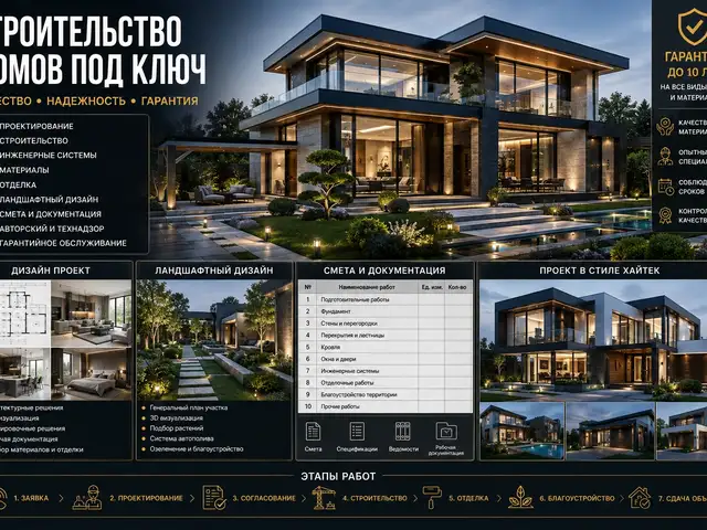 Строительство домов и коттеджей под ключ, Душанбе