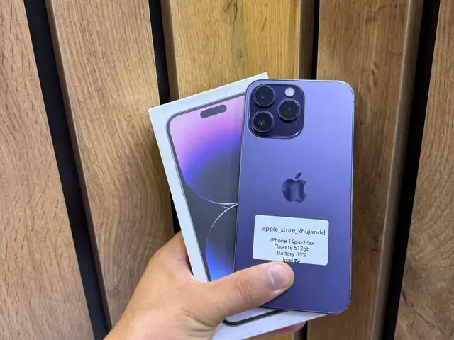 Apple iPhone 14 Pro Max, 512 gb, Deep Purple, Хуҷанд