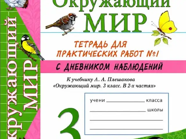 Окружающий мир 3 класс Тетрадь для практических работ В 2-х частях, Душанбе