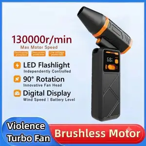 Ручной турбо-вентилятор High-Speed Turbo Fan | Jet Fan | LED + дисплей | Скла, Душанбе