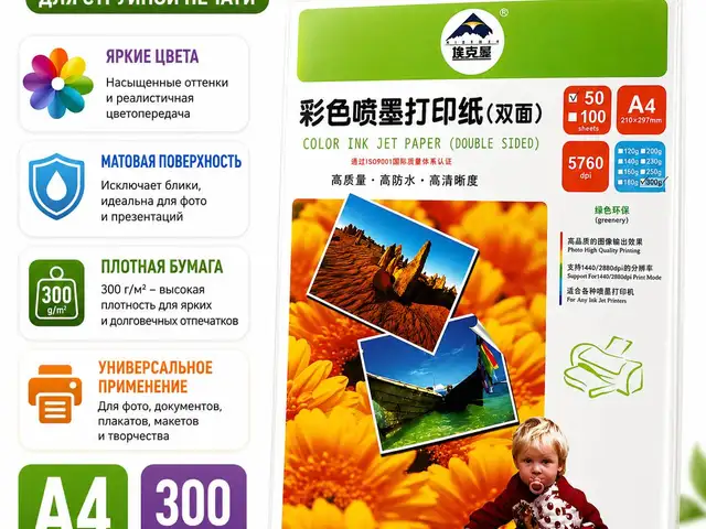 Фотобумага матовая A4 300 г/м, Душанбе