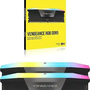 Оперативная память CORSAIR VENGEANCE RGB 32GB KIT DDR5 6400MHz CL36, Душанбе