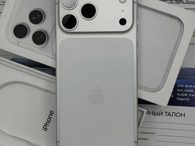 Apple iPhone 17 Pro, 1 tb, Silver дубликат, Бохтар (Курғон-Теппа)