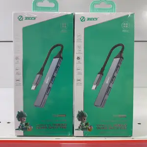 Переходник Type-C to USB 3.0 Quad Splitter ZEQI ZE-U400, Душанбе