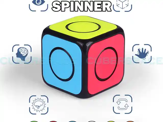 Кубик Рубика 02 Cube 1x1 fidget spinner Cube, 1x1 Спиннер куб QYtoys, Душанбе