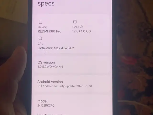 Xiaomi Redmi K80 Pro 12/256gb, Душанбе